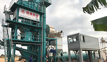 Xitong asphalt plant successfully completed the installation and acceptance in Congo (DRC)