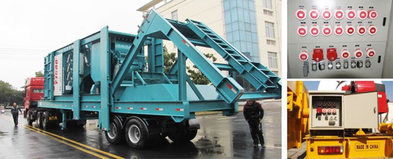 This asphalt equipment can be put into production within 5-7 days after entering the site, and can be completely evacuated from the site within 2 days for easy transition.